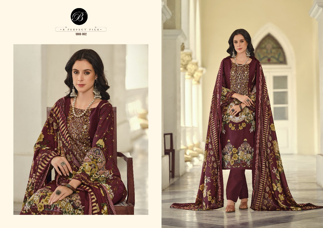 Readymade Pakistani Style Women Dress-Belliza Volume-84- Design-5