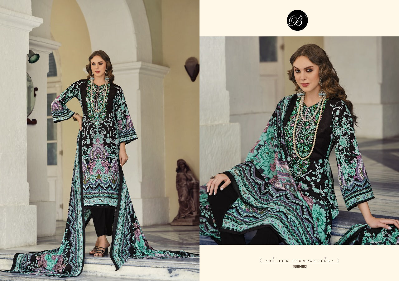 Readymade Pakistani Style Women Dress-Belliza Volume-84- Design-1