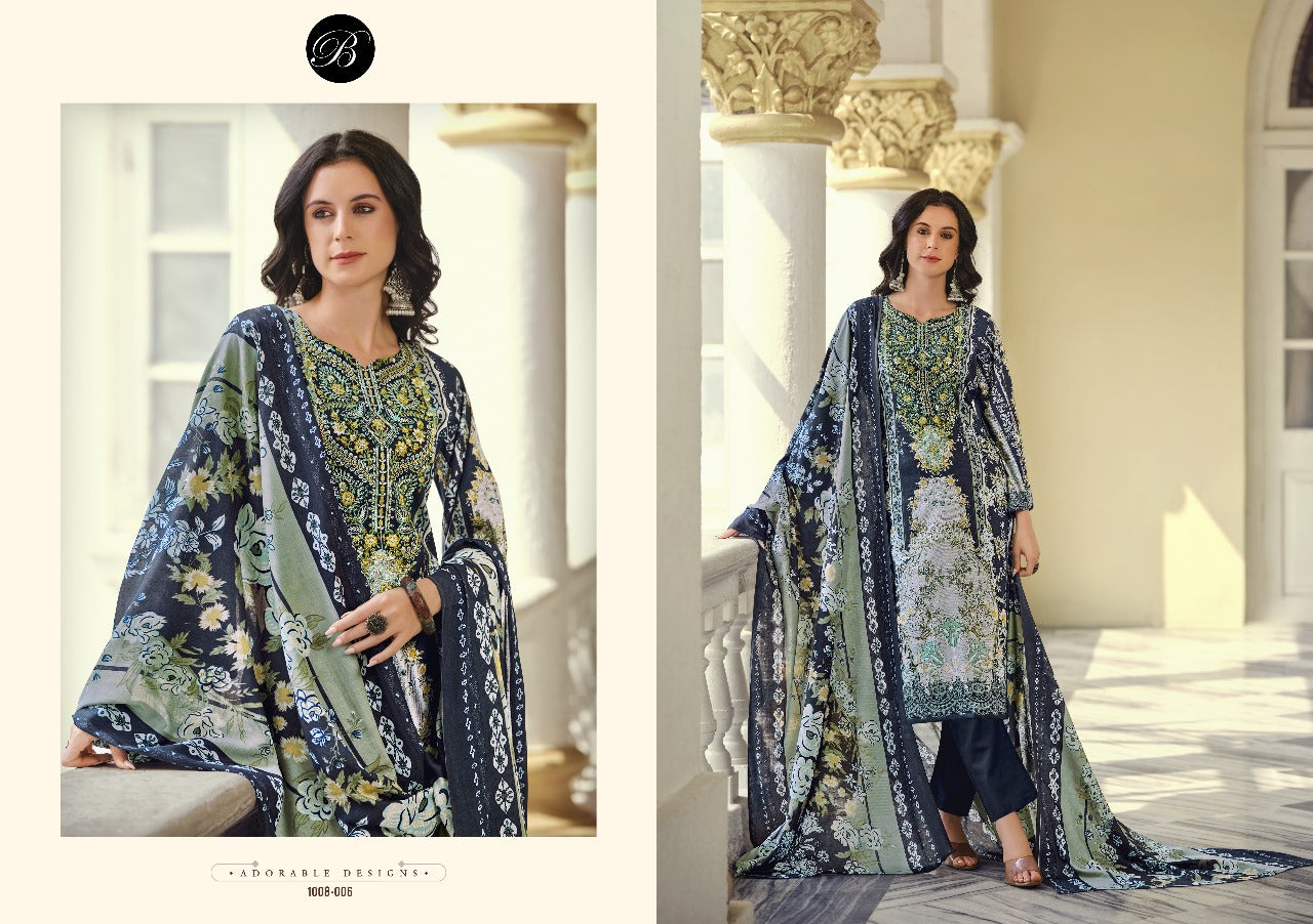 Readymade Pakistani Style Women Dress-Belliza Volume-84- Design-3