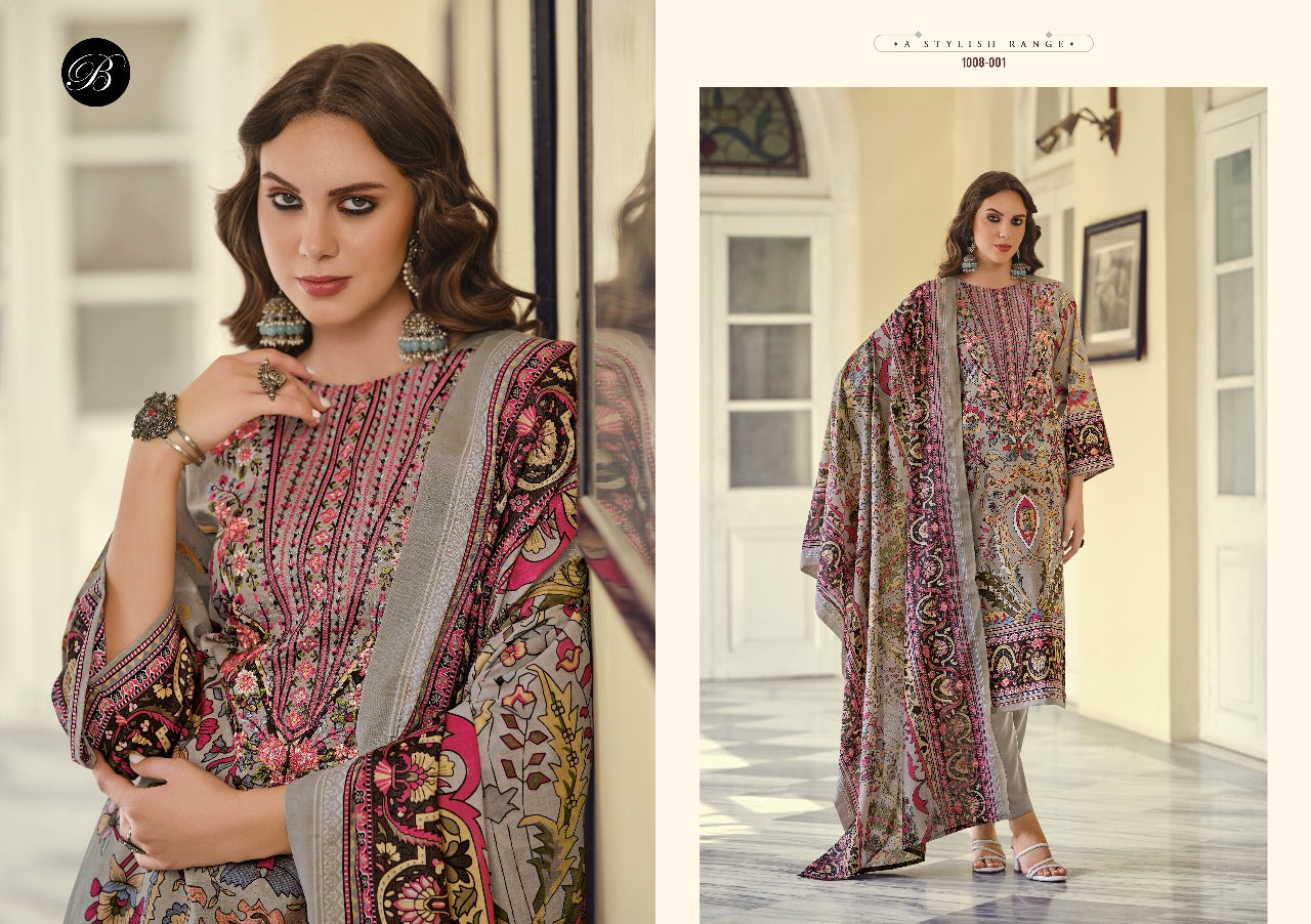 Readymade Pakistani Style Women Dress-Belliza Volume-84- Design-6
