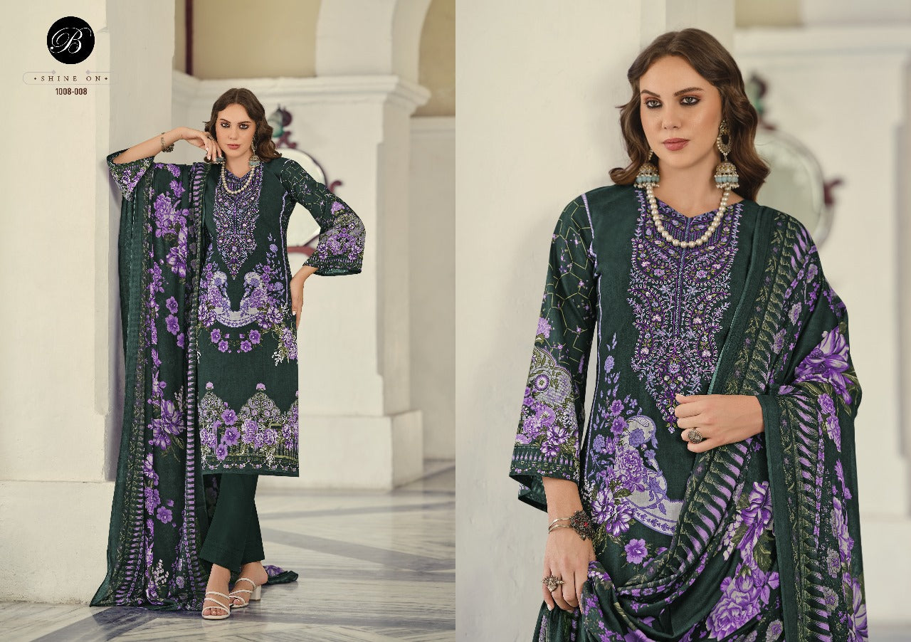 Readymade Pakistani Style Women Dress-Belliza Volume-84- Design-8