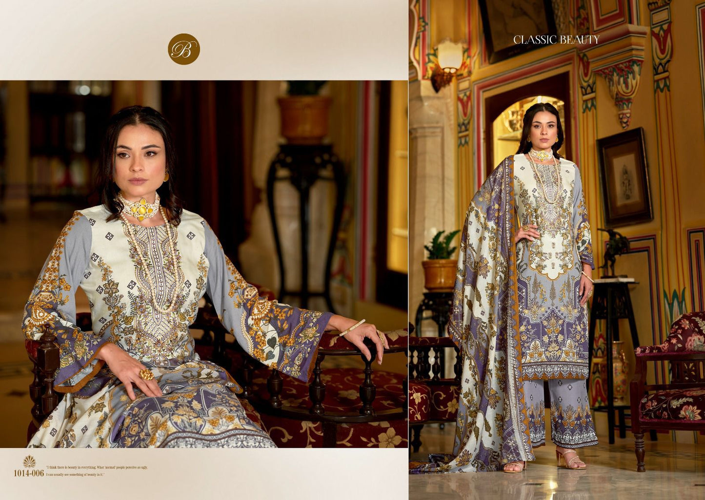 Readymade Pakistani Style Women Dress-Belliza Dilshad- Design-1