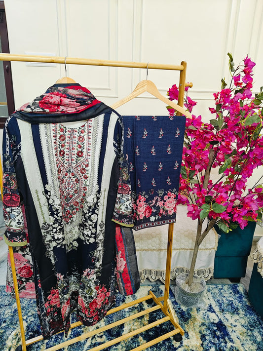 Readymade Pakistani Style Women Dress-Belliza Dilshad- Design-8