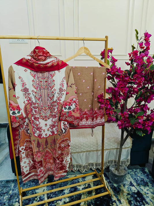 Readymade Pakistani Style Women Dress-Belliza Dilshad- Design-2