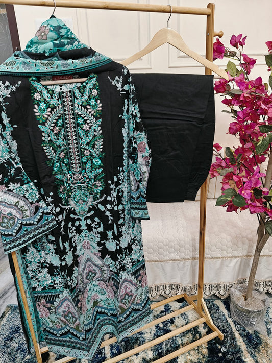 Readymade Pakistani Style Women Dress-Belliza Volume-84- Design-1