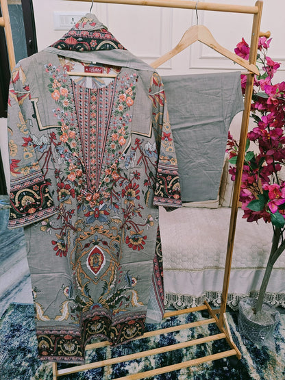 Readymade Pakistani Style Women Dress-Belliza Volume-84- Design-6