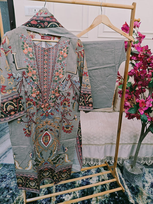 Readymade Pakistani Style Women Dress-Belliza Volume-84- Design-6