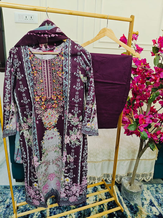 Readymade Pakistani Style Women Dress-Belliza Volume-84- Design-7