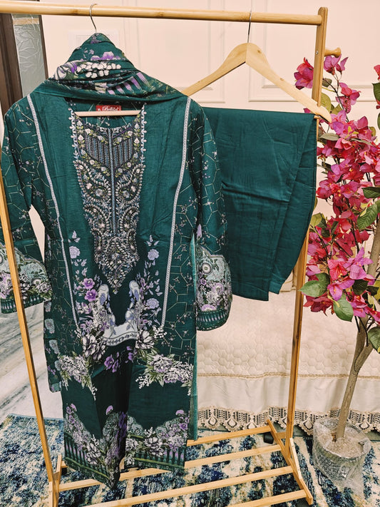 Readymade Pakistani Style Women Dress-Belliza Volume-84- Design-8
