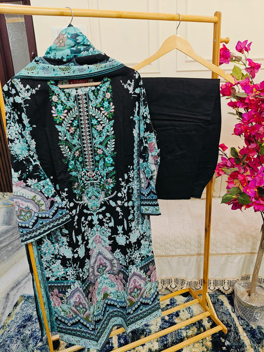 Readymade Pakistani Style Women Dress-Belliza Volume-84- Design-1