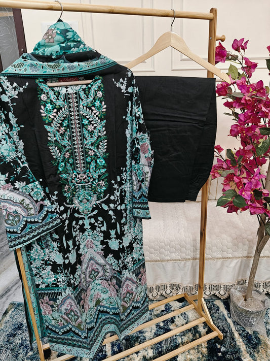 Readymade Pakistani Style Women Dress-Belliza Volume-84- Design-1
