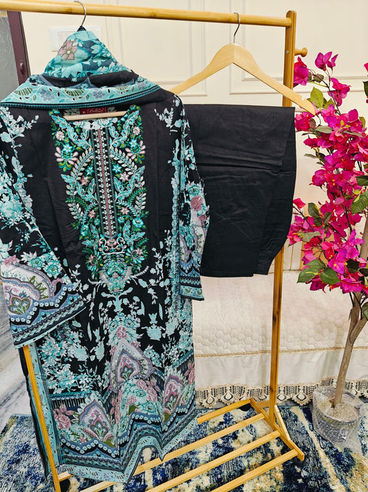 Readymade Pakistani Style Women Dress-Belliza Volume-84- Design-1