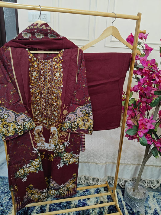 Readymade Pakistani Style Women Dress-Belliza Volume-84- Design-5