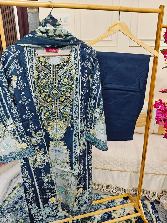 Readymade Pakistani Style Women Dress-Belliza Volume-84- Design-3