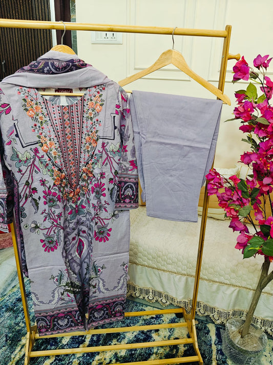 Readymade Pakistani Style Women Dress-Belliza Volume-84- Design-4