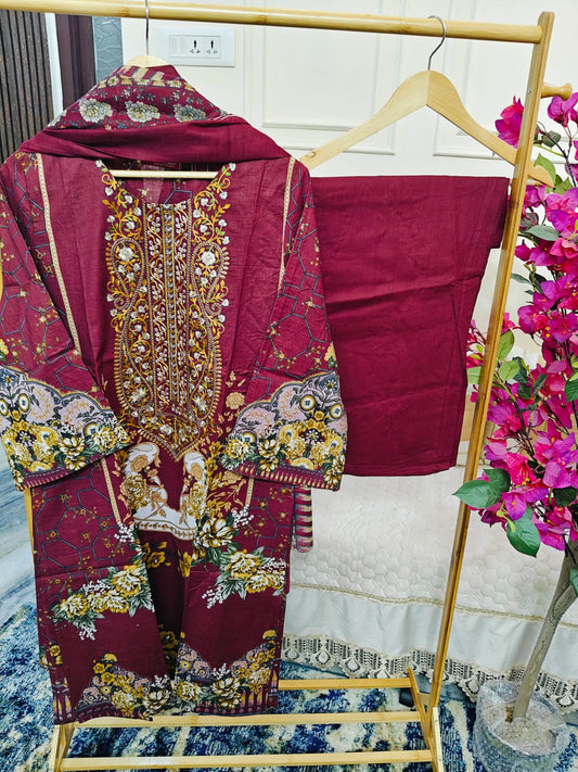 Readymade Pakistani Style Women Dress-Belliza Volume-84- Design-5