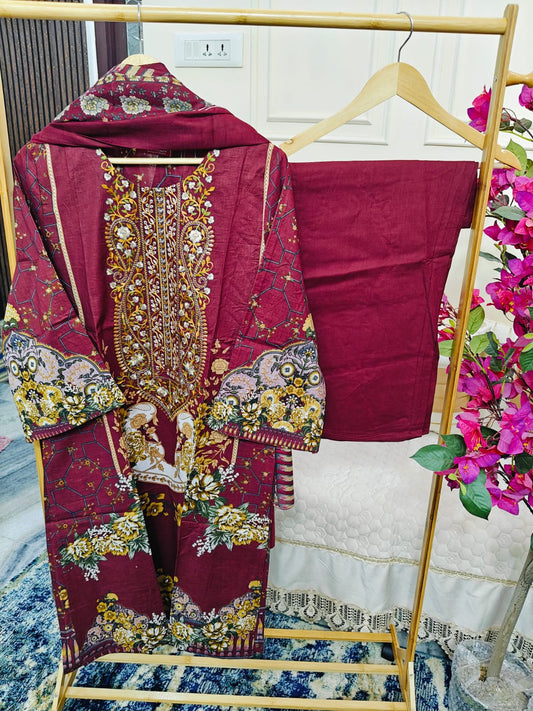 Readymade Pakistani Style Women Dress-Belliza Volume-84- Design-5