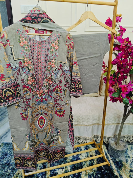 Readymade Pakistani Style Women Dress-Belliza Volume-84- Design-6