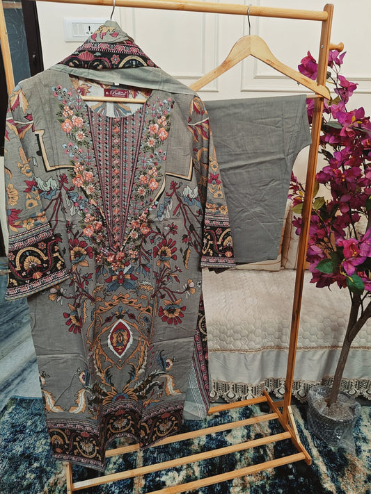 Readymade Pakistani Style Women Dress-Belliza Volume-84- Design-6