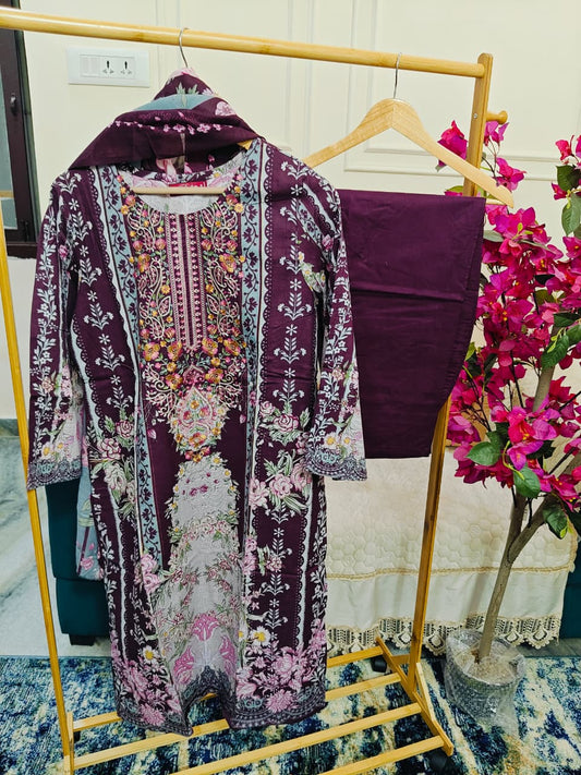 Readymade Pakistani Style Women Dress-Belliza Volume-84- Design-7
