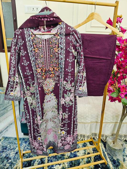 Readymade Pakistani Style Women Dress-Belliza Volume-84- Design-7