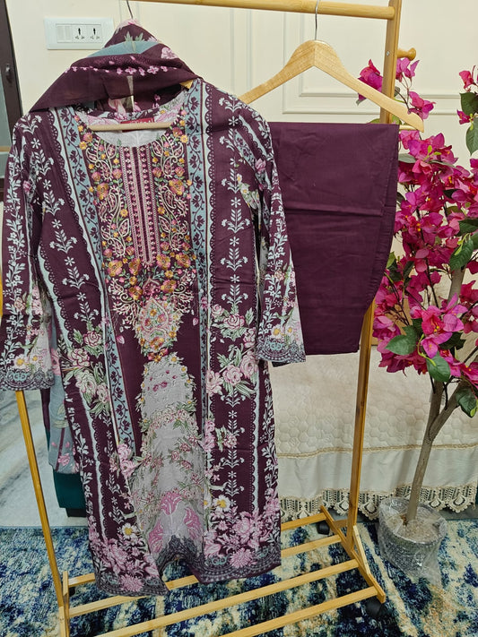 Readymade Pakistani Style Women Dress-Belliza Volume-84- Design-7