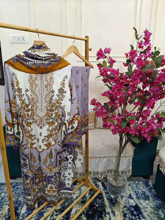 Readymade Pakistani Style Women Dress-Belliza Dilshad- Design-1