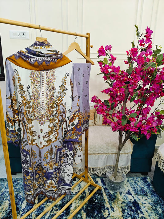 Readymade Pakistani Style Women Dress-Belliza Dilshad- Design-1
