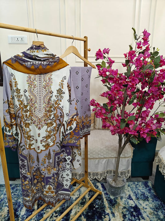 Readymade Pakistani Style Women Dress-Belliza Dilshad- Design-1