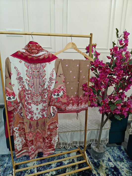 Readymade Pakistani Style Women Dress-Belliza Dilshad- Design-2