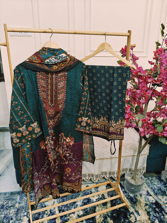 Readymade Pakistani Style Women Dress-Belliza Dilshad- Design-3