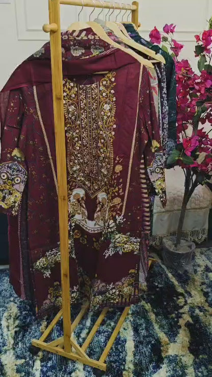 Readymade Pakistani Style Women Dress-Belliza Volume-84- Design-8